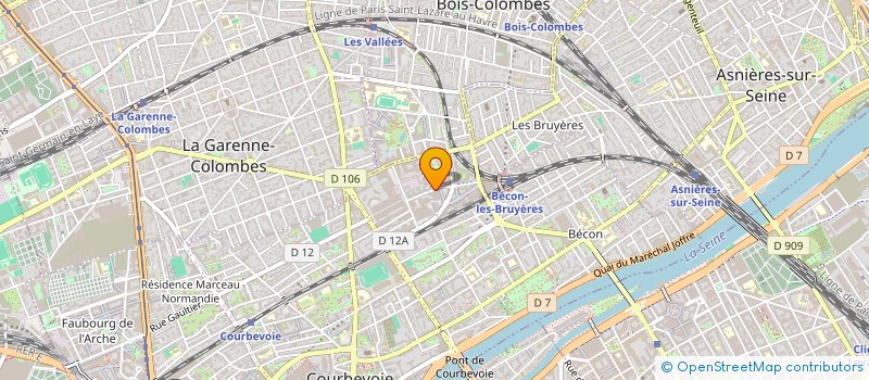 localisation de l'entreprise FAIRTAX HOLDING à BOIS-COLOMBES