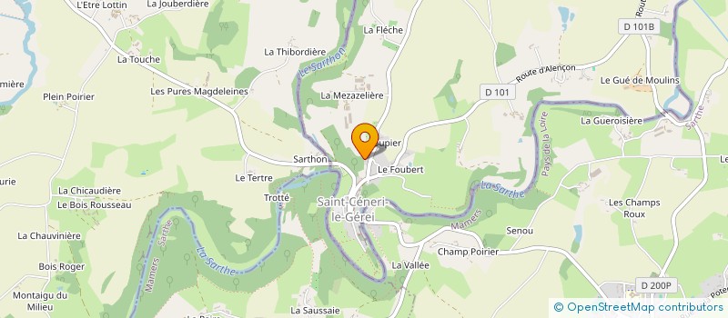 localisation de l'entreprise FAIRTRAD à SAINT-CENERI-LE-GEREI