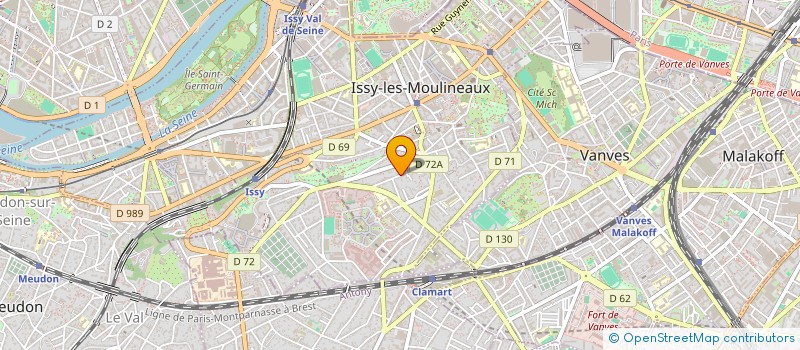 localisation de l'entreprise FAIRUM 2 à ISSY-LES-MOULINEAUX