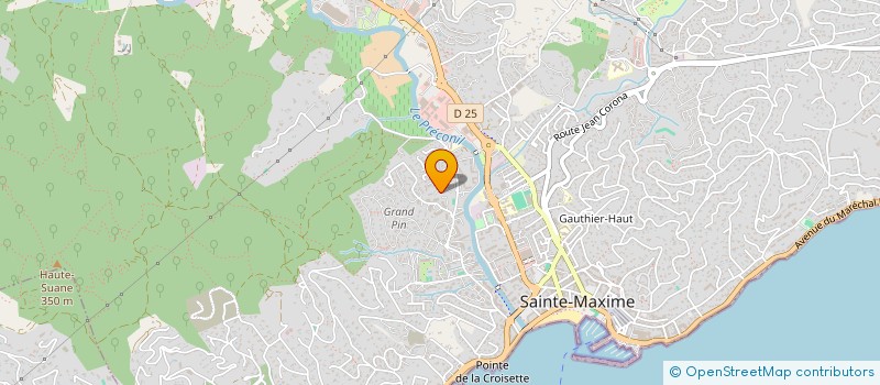 localisation de l'entreprise FAIRWAY à SAINTE-MAXIME