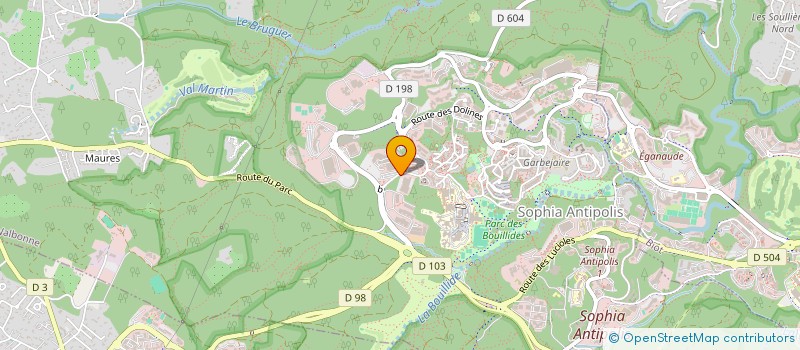 localisation de l'entreprise FAIRWAY  VALBONNE