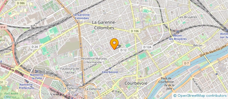localisation de l'entreprise FAIRY MOON EVENTS à COURBEVOIE