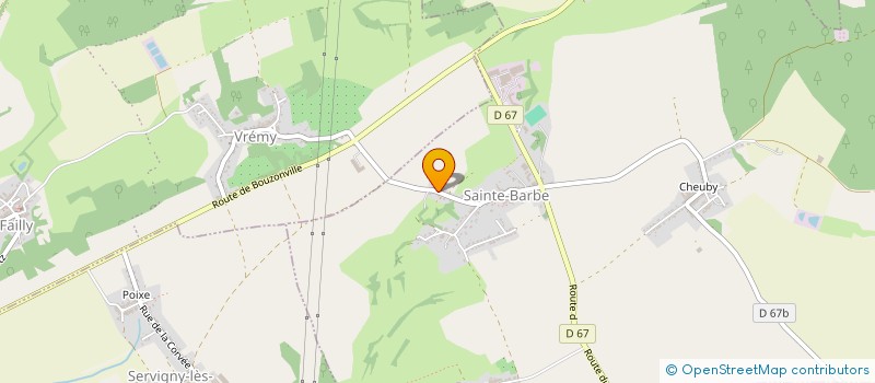 localisation de l'entreprise FAIRYTECH  SAINTE-BARBE