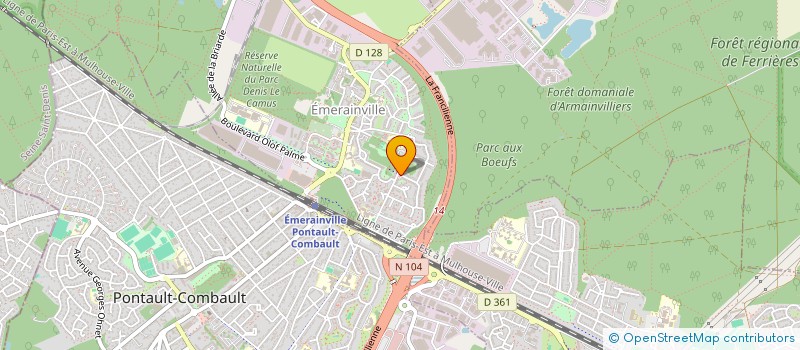 localisation de l'entreprise FAIS DODO COUNTRY DANSE  EMERAINVILLE