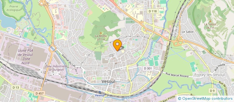 localisation de l'entreprise FAIS MOI UN SIGNE  VESOUL