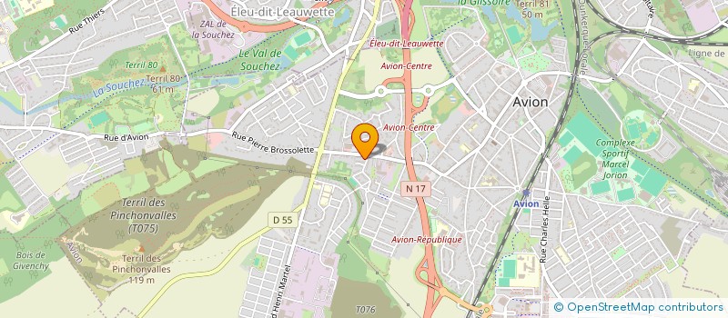 localisation de l'entreprise FAISA IMMO  AVION