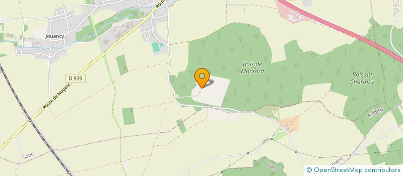 localisation de l'entreprise FAISANDERIE DE BOIS MONTARD à SOUCY