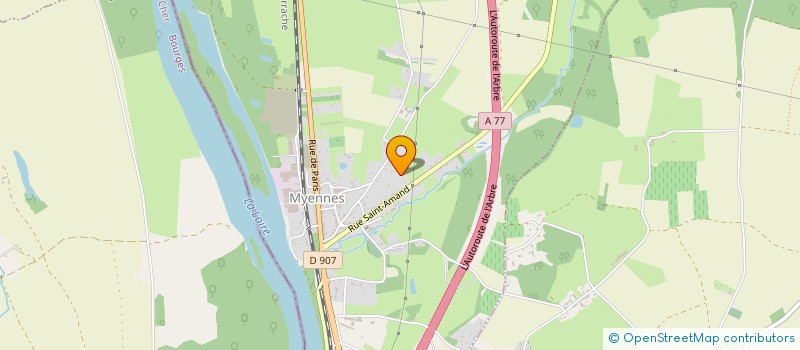 localisation de l'entreprise FAISANDERIE DES ORMES à MYENNES