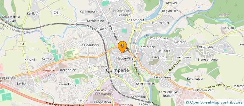 localisation de l'entreprise FAISANT à QUIMPERLE