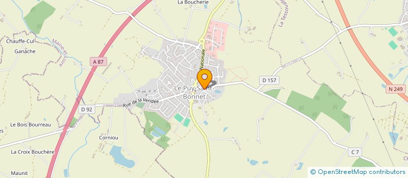 localisation de l'entreprise FAISAREL à CHOLET