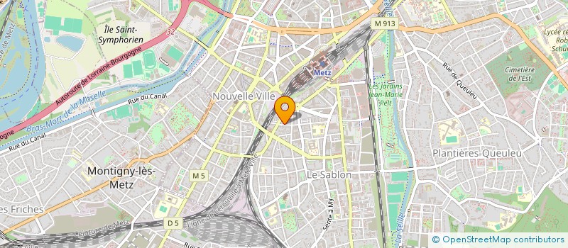 localisation de l'entreprise FAISCEAU  METZ