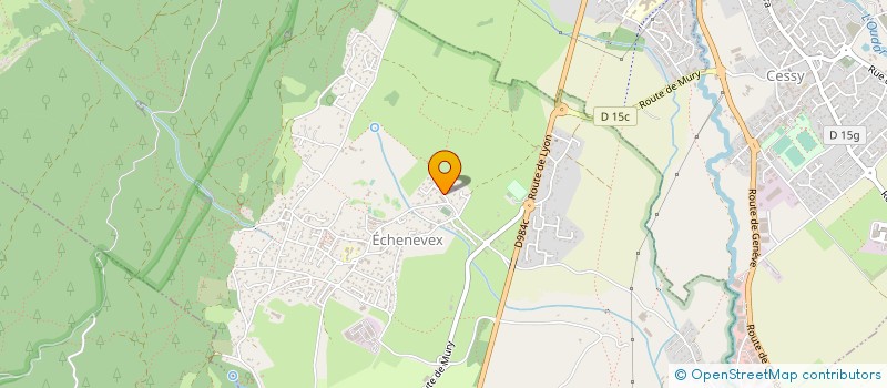 localisation de l'entreprise FAISCEAUX  ECHENEVEX