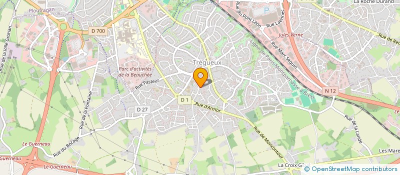 localisation de l'entreprise FAISONS AVEC NOS YEUX (F.A.N.Y)  TREGUEUX