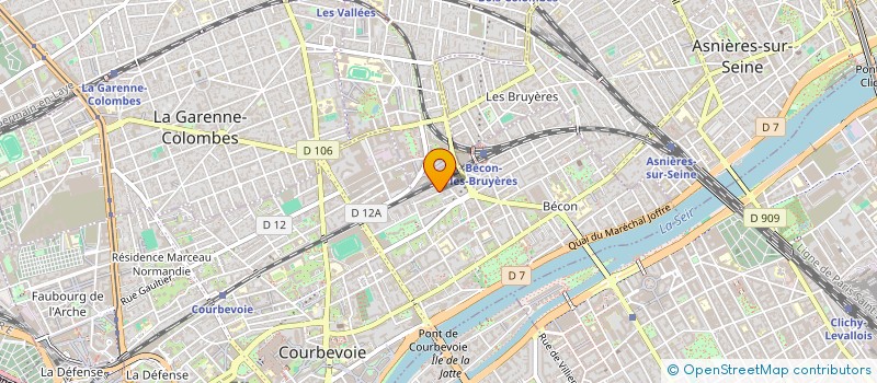 localisation de l'entreprise FAISONSAFFAIRE.COM à COURBEVOIE