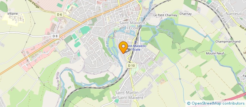 localisation de l'entreprise FAIT'ARTS  SAINT-MARTIN-DE-SAINT-MAIXENT