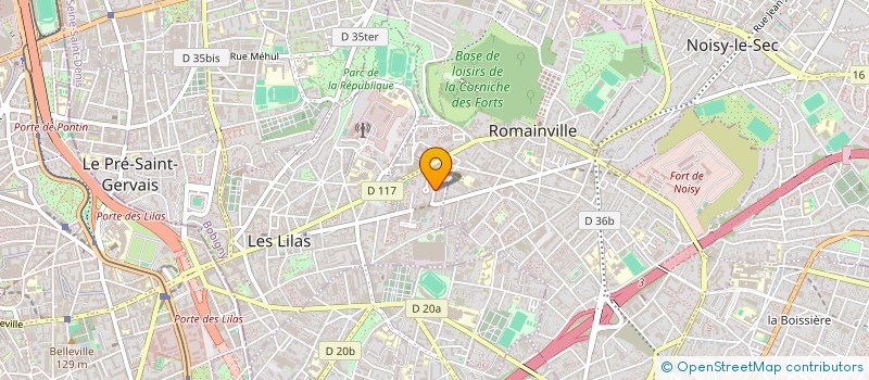 localisation de l'entreprise FAIT BEAU LA-HAUT ? à LES LILAS