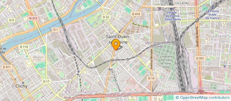 localisation de l'entreprise FAIT' MAISON à SAINT-OUEN-SUR-SEINE