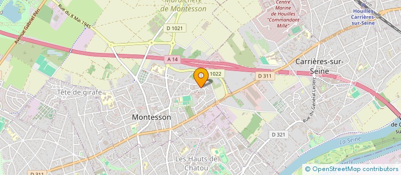 localisation de l'entreprise FAIT MAISON  MONTESSON