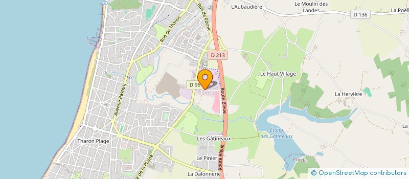 localisation de l'entreprise FAITAGE MELLERIN  SAINT-MICHEL-CHEF-CHEF