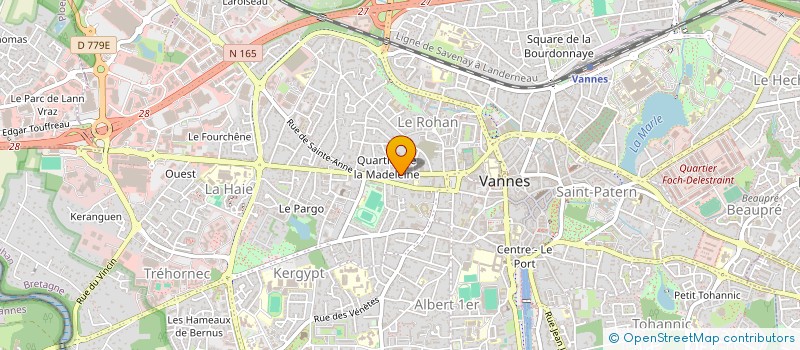localisation de l'entreprise FAITE à VANNES