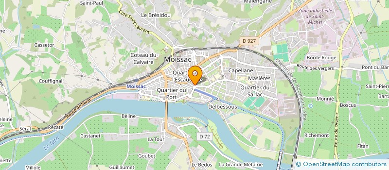 localisation de l'entreprise FAITES DE LA MUSIQUE à MOISSAC