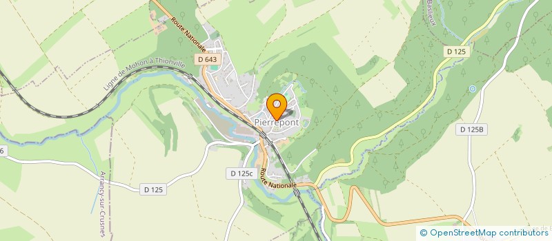 localisation de l'entreprise FAITES DU BR'OUIE  PIERREPONT