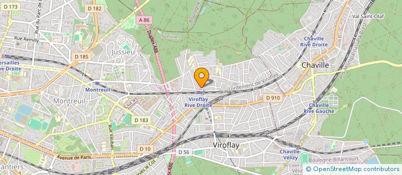 localisation de l'entreprise FAITES DU BRUIT PRODUCTIONS à VIROFLAY