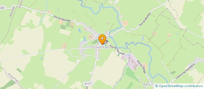 localisation de l'entreprise FAITES DU PAIN FAGUSIEN  GRAND-FAYT