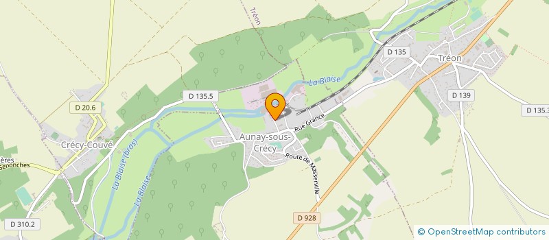 localisation de l'entreprise FAITES DU SPORT à AUNAY-SOUS-CRECY
