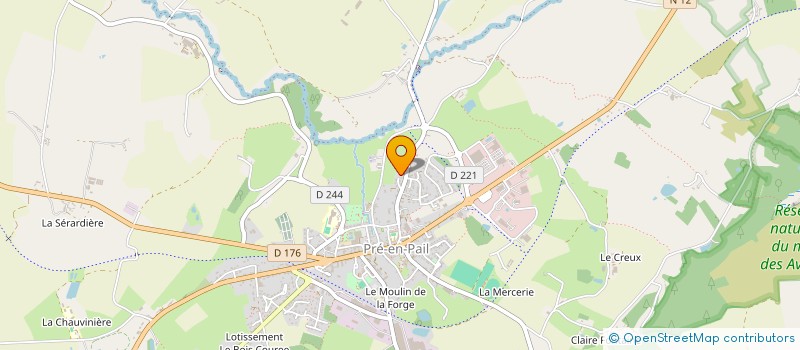 localisation de l'entreprise FAITES DU VELO  LIGNIERES-ORGERES