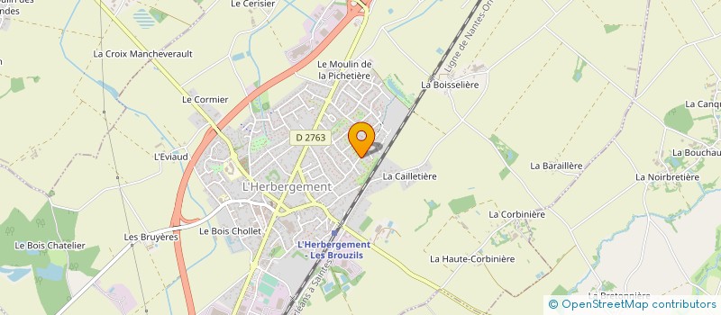 localisation de l'entreprise FAITES UTILE à L'HERBERGEMENT