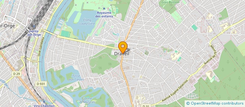 localisation de l'entreprise FAITH à DRAVEIL