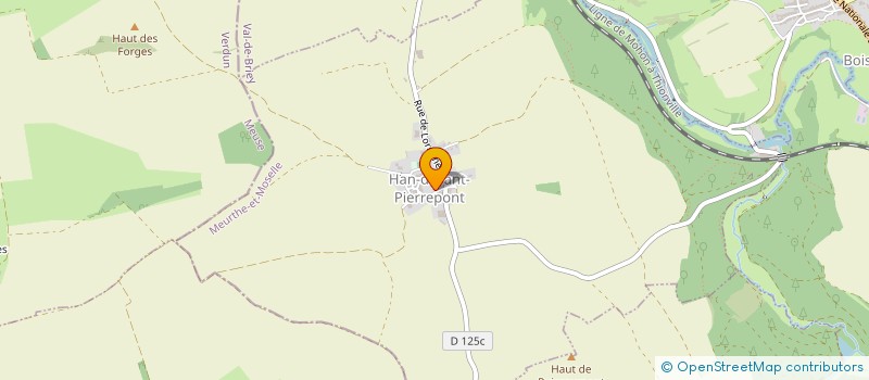 localisation de l'entreprise FAITH  HAN-DEVANT-PIERREPONT