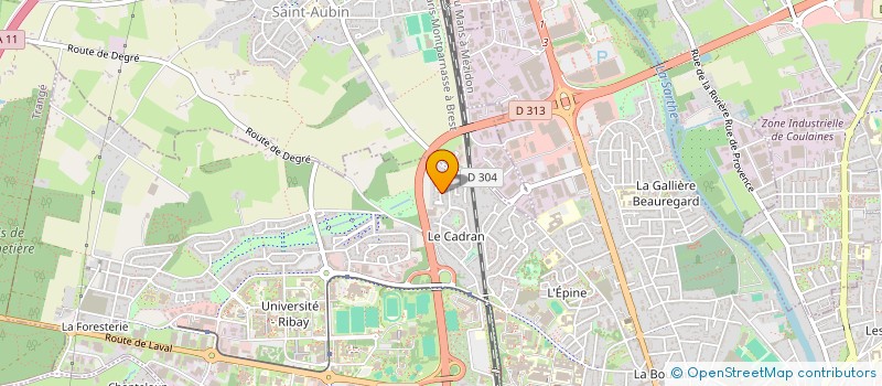 localisation de l'entreprise FAITH EXPRESS à LE MANS