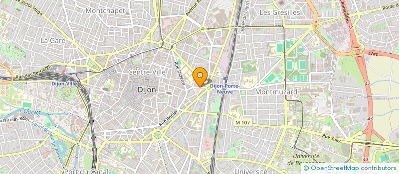 localisation de l'entreprise FAITIERE CARON à DIJON