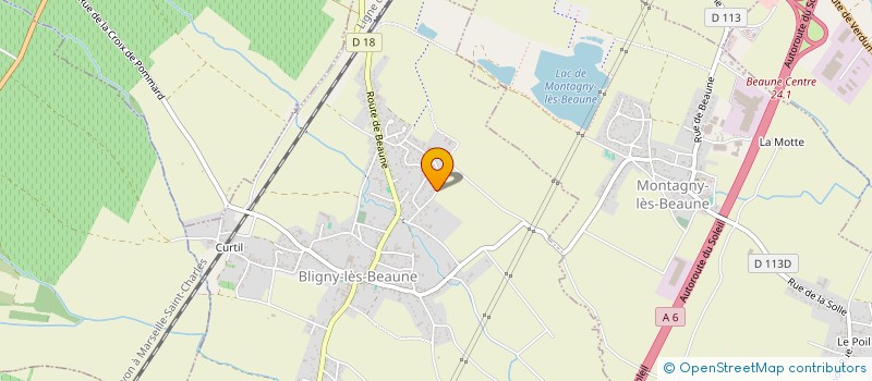 localisation de l'entreprise FAITIERE LANDRE à BEAUNE