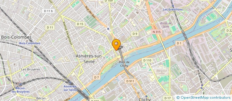 localisation de l'entreprise FAITS D IMAGES à ASNIERES-SUR-SEINE