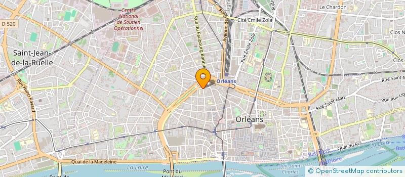 localisation de l'entreprise FAITS ET OBJECTIFS DE L'ORLEANAIS LOIRET à ORLEANS