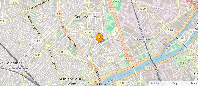 localisation de l'entreprise FAIVELEY TRANSPORT à GENNEVILLIERS