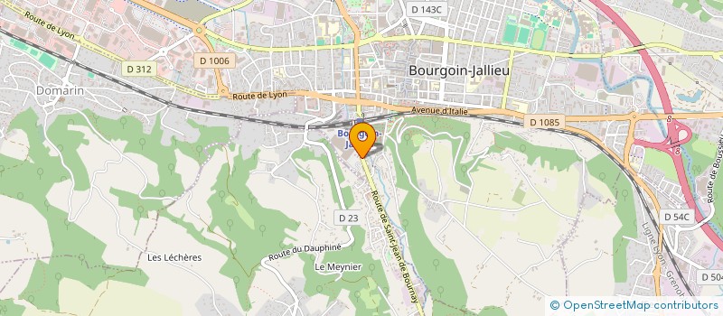 localisation de l'entreprise FAIVELEYTECH BOURGOIN à MAUBEC