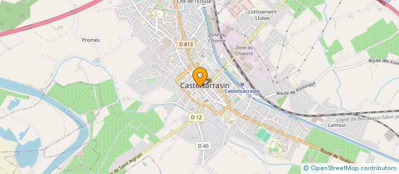 localisation de l'entreprise FAIVRE  CASTELSARRASIN