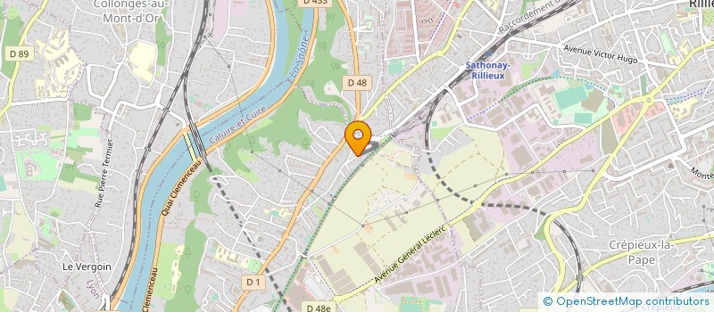 localisation de l'entreprise FAIVREKRY  CALUIRE-ET-CUIRE