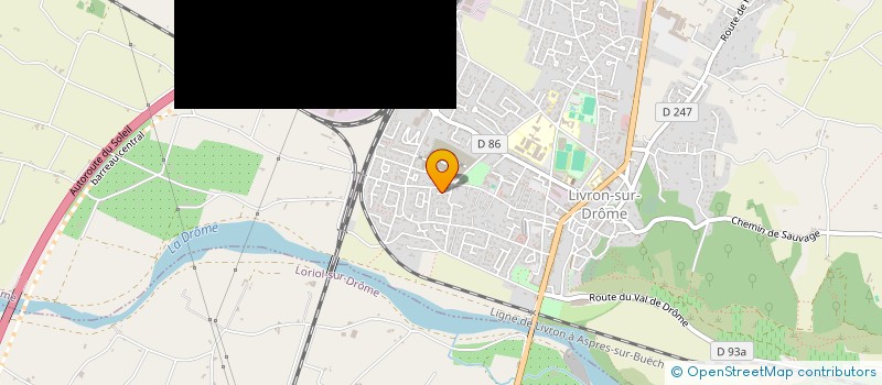 localisation de l'entreprise FAJ INV  LIVRON-SUR-DROME