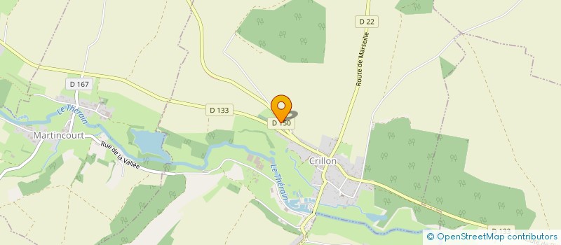 localisation de l'entreprise FAJE  CRILLON