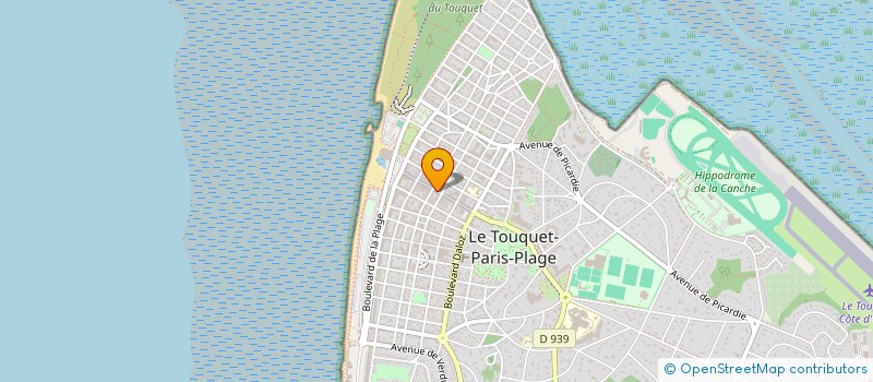localisation de l'entreprise FAJE à LE TOUQUET-PARIS-PLAGE
