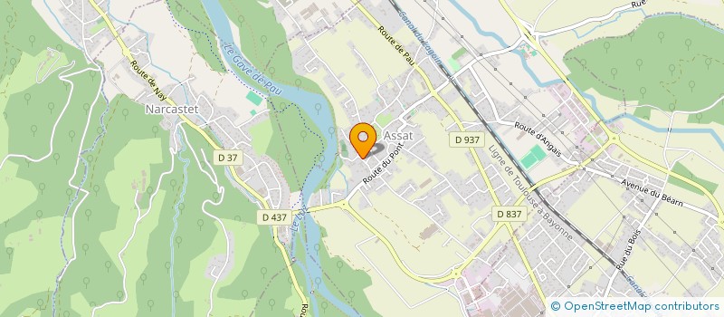 localisation de l'entreprise FAJEAN à ASSAT