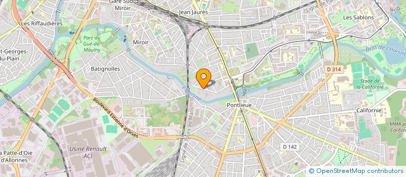 localisation de l'entreprise FAJECA à LE MANS