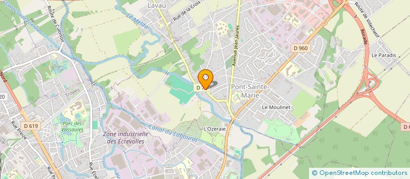 localisation de l'entreprise FAJECO à PONT-SAINTE-MARIE
