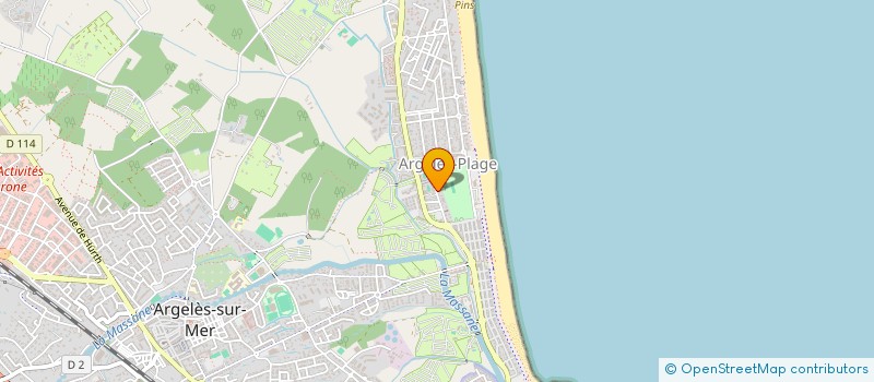 localisation de l'entreprise FAJEP IMMOBILIER  ARGELES-SUR-MER