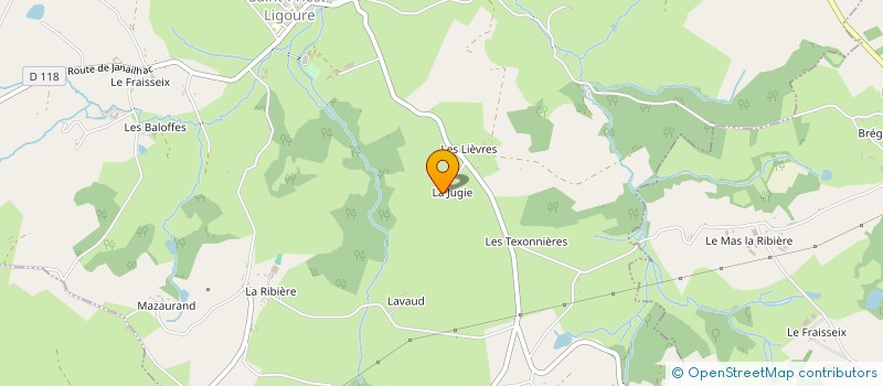 localisation de l'entreprise FAJERO  SAINT-PRIEST-LIGOURE